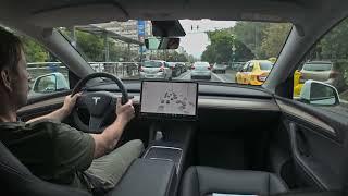 Driving Tesla Model Y Standard Range - No Comment 4K HDR