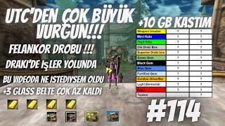 +10 GB KASTIM!! UTC'DEN ÇOK BÜYÜK VURGUN!!! FELANKOR DROBU ve DAHA FAZLASI!!!  - #knightonline #114