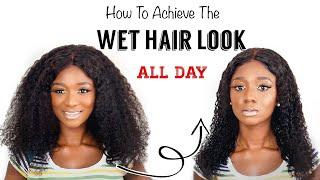 How To Achieve The Wet Hair Look