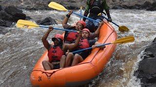 Anele Mdoda nearly dies while river rafting in Costa Rica