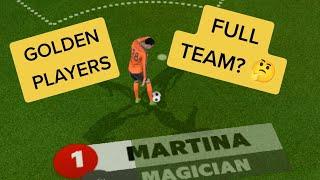 ‍️ I tried a FULL TEAM OF GOLDEN PLAYERS ⭐ Score! Match