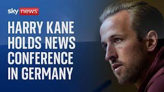 England captain Harry Kane holds news conference