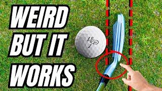 The WEIRD ADJUSTMENT that gets you hitting a DIVOT EVERY TIME with your IRONS!!
