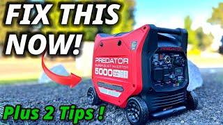 Harbor Freight Predator 5000 Fix and Tips for New Owners !!