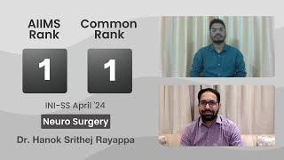 INI-SS Apr ’24 Neurosurgery, AML 1, CML 1, Dr. Hanok S Rayappay in conversation with Dr. Nishant Y
