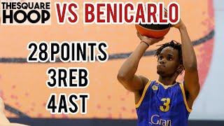 Jean Claudio Montero 28 points in his second game in LEB plata VS Benicarlo