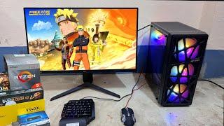 ₹20000 best cheapest budget gaming PC | ₹15k PC build flipkart amazon for freefire GTA5 ryzen5 3400G