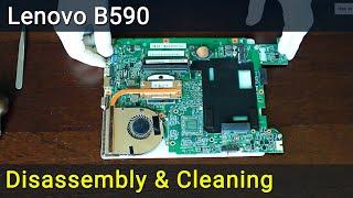 Lenovo B590 disassembly and fan cleaning