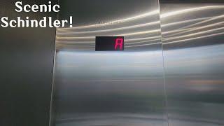 Scenic Schindler 5500 VR Traction Elevators at University Village (West Garage) - Seattle WA