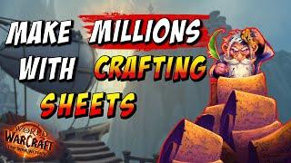 You Can Make Millions With Crafting Sheets WoW Gold Making Guide