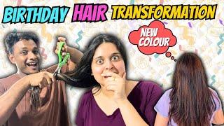 I CUT & COLOURED ‍️MY HAIR AT HOME FOR BIRTHDAY I AM TURNING 25TAMILBEAUTYBEATS