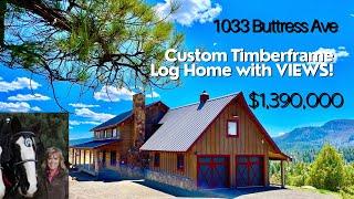 Gorgeous Timberframe Log Home in Meadows Sub. Pagosa Springs, CO