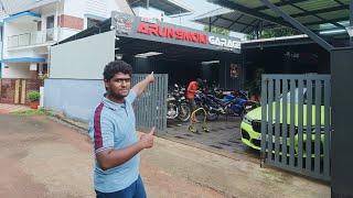 ARUN SMOKI GARAGE oru scene bike collection  @arun_smoki#viral #trendingshorts