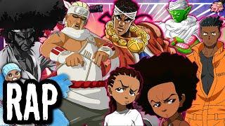 Black Anime Character Rap Cypher | GameboyJones ft. Breeton Boi, Diggz Da Prophecy & More