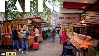 [PARIS 4K] WALK IN PARIS "PARIS TRADITIONAL MARKET WALK 2" (4K60 FPS VERSION) 11/JUNE/2024