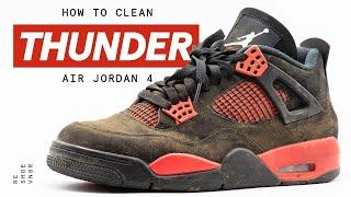 The Best Way To Clean Your Air Jordan 4 Red Thunder