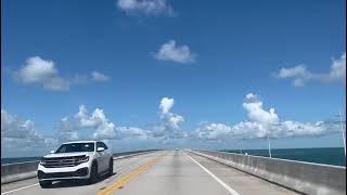 Beautiful Bridge crossing on the way to the Key West