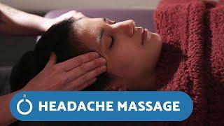 How to RELIEVE a HEADACHE with Massage