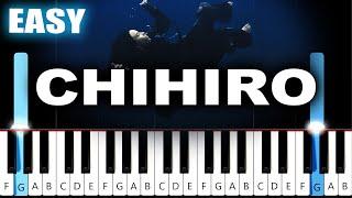 Billie Eilish - CHIHIRO - EASY Piano Tutorial