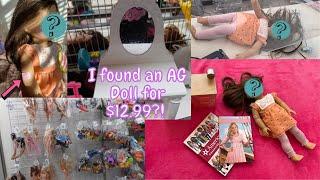 Come thrift shopping with me + what I found !!! NEW AG DOLL?