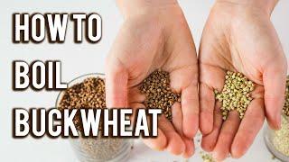 How to COOK Buckwheat | an easy way BUCKWHEAT recipes  | buckwheat kasha