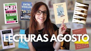  RESUMEN de LECTURAS de agosto  CLÁSICOS, NOVEDADES y ENSAYOS I WRAP UP