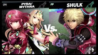 Super Smash Bros Ultimate Amiibo Fights  – Pyra & Mythra #3 Pyra vs Shulk