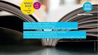 UNESCO Message on World Book and Copyright Day 2021