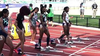 WHO do you think FALSE STARTED?  Women's 100m Hurdles U.S. Olympic Trials Semi-Finals