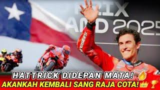 GEGER! DIDEPAN MATA! HATTRICK MARQUEZ DI GP AMERIKA 2025!  AKANKAH KEMBALI SANG RAJA COTA!