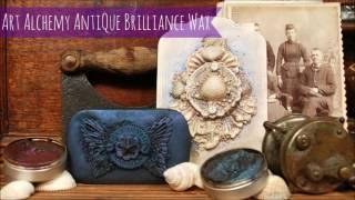 Art Alchemy Antique Brilliance Wax - tutorial by Finnabair