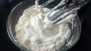 How to make whipping cream with Cornflour and milk