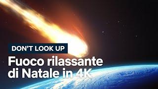  Calda atmosfera: fuoco rilassante di Natale in 4K - ASMR 90 min  Don't Look Up | Netflix Italia