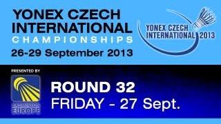 R32 - MS - Michael Lahnsteiner vs Joe Wu - 2013 Yonex Czech International