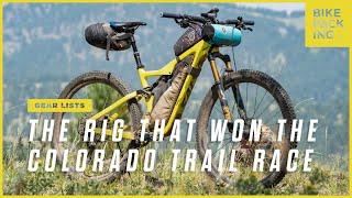 The Rig That Won The Colorado Trail Race - Neil Beltchenko