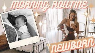 MORNING ROUTINE WITH A NEWBORN.(2 weeks old) SAHM