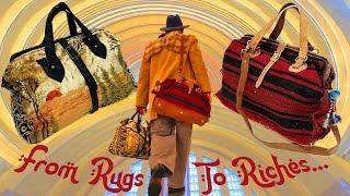 From Rugs To Riches: Creating Historic Style Carpet Bags | vintage textiles | pattern designing