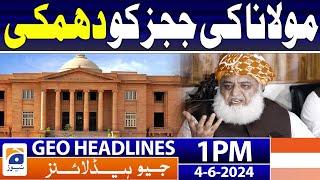 Geo News Headlines 1 PM | 4th June 2024