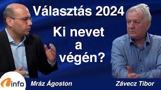Ki nevet a végén? Választások, 2024. Mráz Ágoston, Závecz Tibor, Inforádió, Aréna