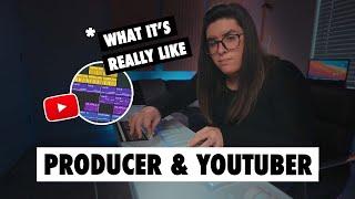 A Day in the Life of a Music Producer/YouTuber | *what it's ACTUALLY like