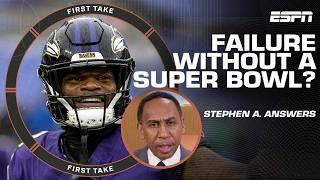 Stephen A. & Shannon Sharpe AGREE Lamar's career isn't a FAILURE without a Super Bowl | First Take