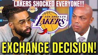 FANS WITHOUT REACTION! LAKERS HIT THE HAMMER AND DECIDE D'ANGELO'S FUTURE! TODAY'S LAKERS NEWS