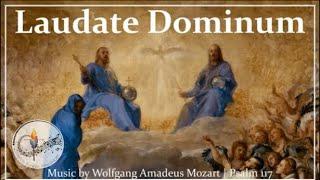 Laudate Dominum | Mozart | Psalm 117 | Soloist & Choir w/Lyrics | Trinity Sunday | Sunday 7pm Choir