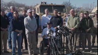 Governors hold news conference at Texas-Mexico border