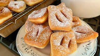 Fried Sweet Dough | Kvašeni Flancati | Carnival Fried Dough Recipe