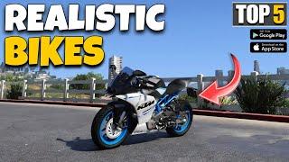 TOP 5 REALISTIC BIKE GAMES FOR ANDROID 2024! BEST BIKE DRIVING GAMES FOR ANDROID OPEN WORLD