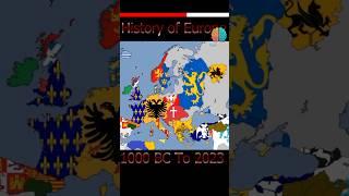 History of Europe 1000 BC To 2023 Credit_@GeographyandSpace #shorts #history #shortvideo