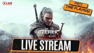 WITCHER 3 LIVE STREAM | FIRST PLAYTHROUGH!!