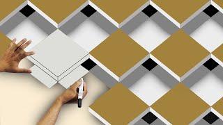 3D wall painting for bedroom | modern 3D wall painting | interior design