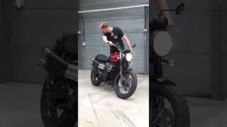 Triumph Scrambler 900 RAW AUDIO - Gorgeous!  #triumph #scrambler